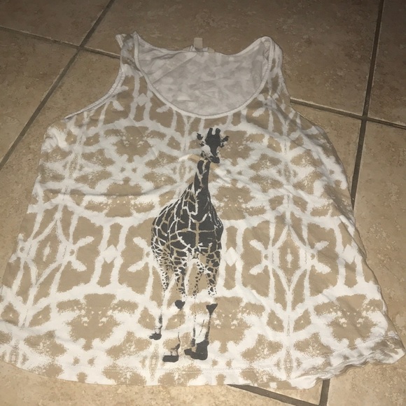 Banana Republic Tops - Banana Republic giraffe tank size small